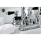 Kingston Brass KS2611PKL Duchess 4" Centerset Bathroom Faucet W/ Brass Pop-Up, Chrome KS2611PKL - alternate 2